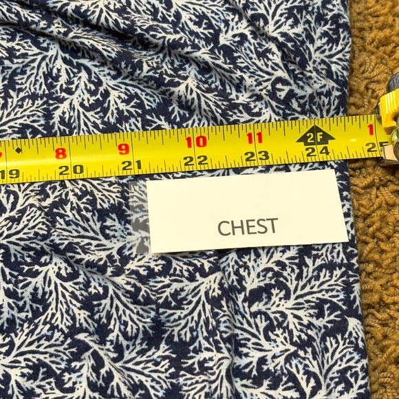 Michael Kors Women’s ¾ Sleeve Scoop Neck Blouse Top Sz 1X Coastal Beachy Comfort - Picture 9 of 9